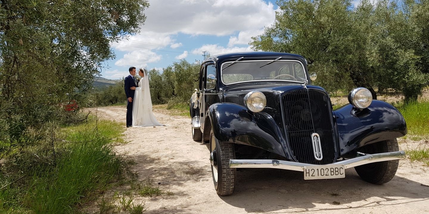 coche clásico boda